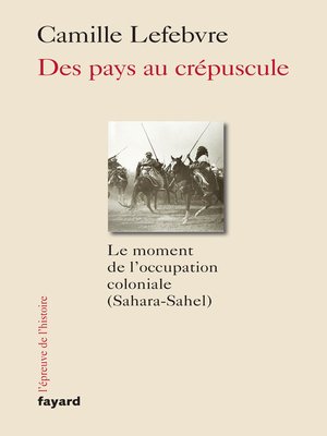 cover image of Des pays au crépuscule
